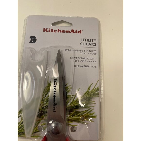 KitchenAid Utility Shears RED Model # KE3510HERA, NEW WITH TAGS! - Picture 2 of 3